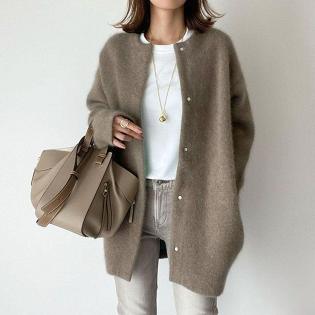 Cozy Textured Relaxed Cardigan