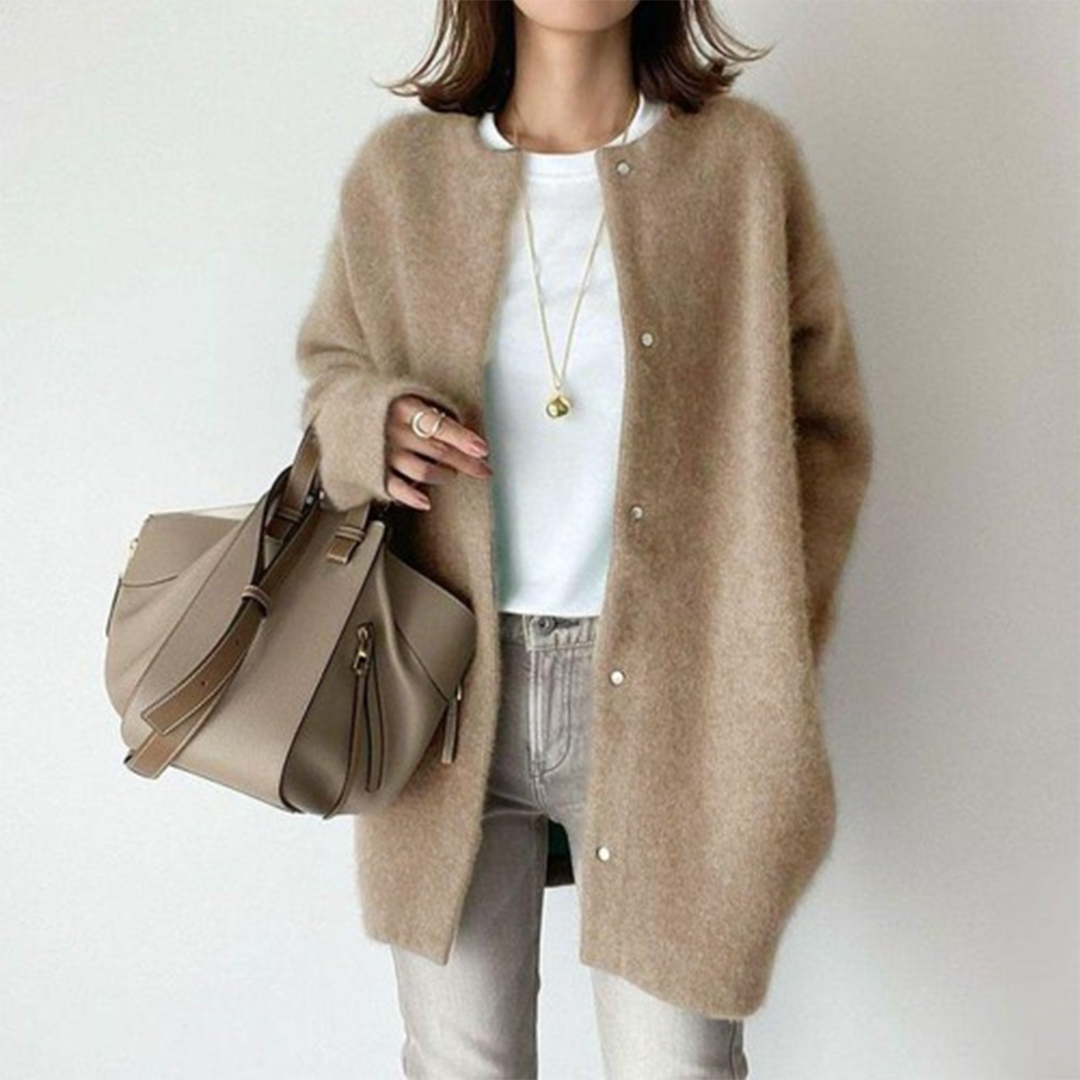 Cozy Textured Relaxed Cardigan
