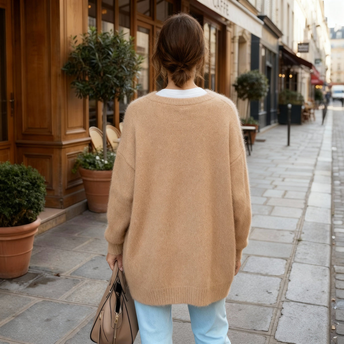 Cozy Textured Relaxed Cardigan