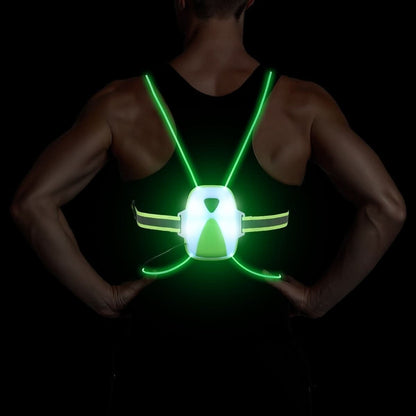 REFLECTGLOW – Adjustable LED Safety Vest for Maximum Visibility
