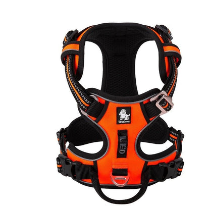 Secure Reflective Dog Vest | Adjustable Fit for Walks & Runs