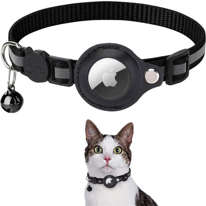 Reflective GPS Collar for Cats – Night Safety with Secure Closure