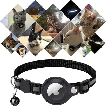 Reflective GPS Collar for Cats – Night Safety with Secure Closure