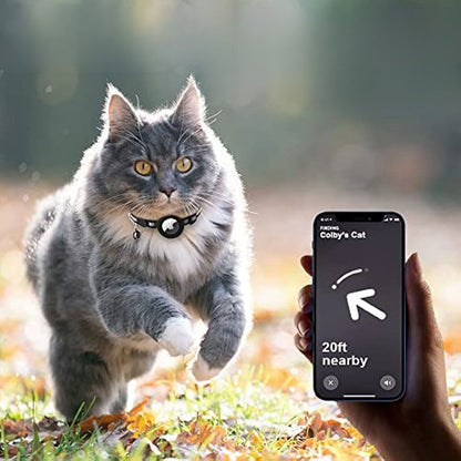 Reflective GPS Collar for Cats – Night Safety with Secure Closure