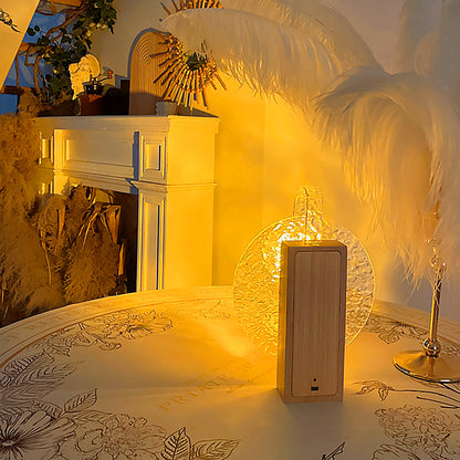 LumaZen Ambient Light Projector - Wave Effect, Colors for Calm and Sleep