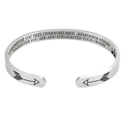 Remember whose daughter you are and set your crown straight | Bracelet