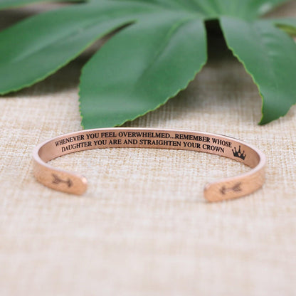 Remember whose daughter you are and set your crown straight | Bracelet