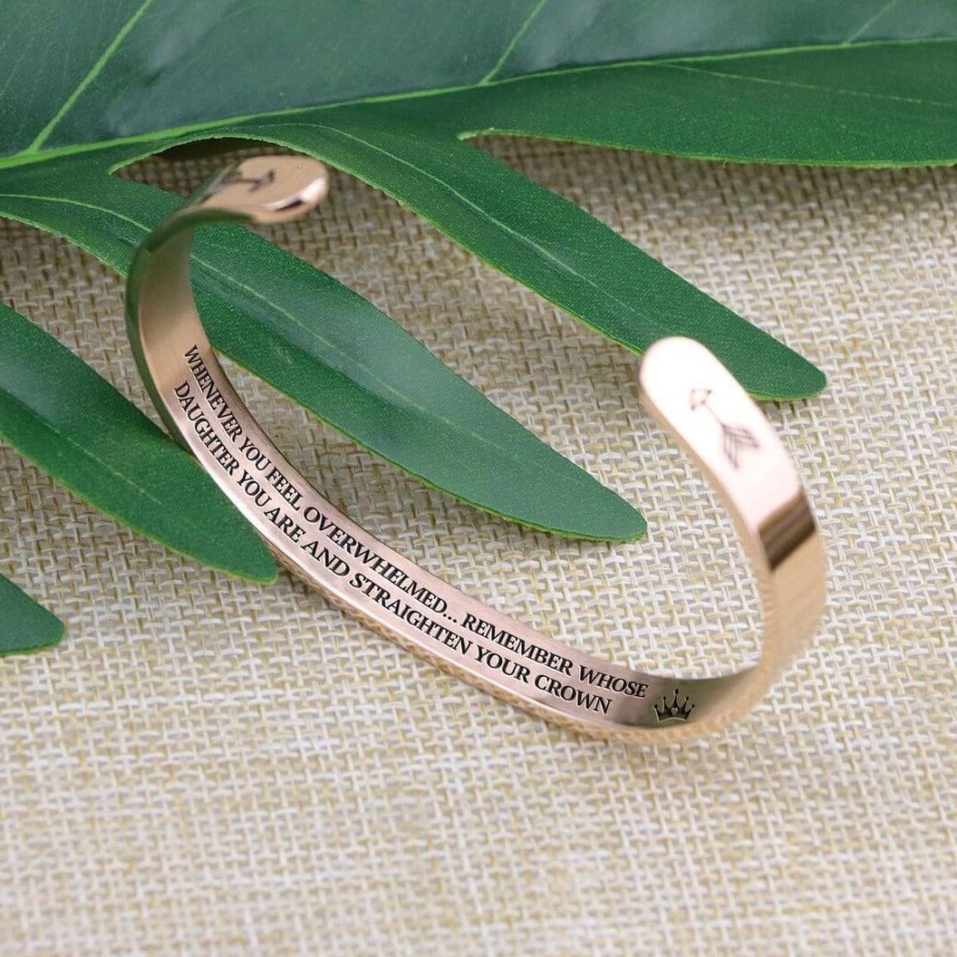 Remember whose daughter you are and set your crown straight | Bracelet