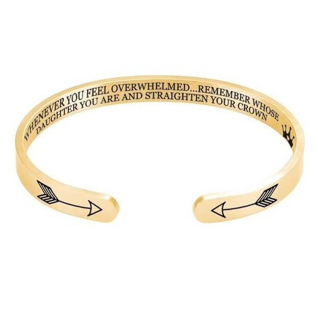 Remember whose daughter you are and set your crown straight | Bracelet