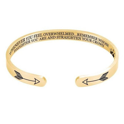Remember whose daughter you are and set your crown straight | Bracelet