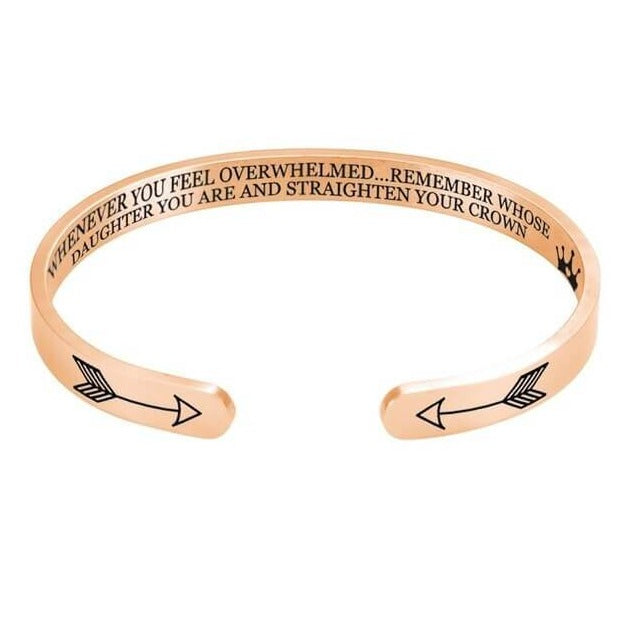 Remember whose daughter you are and set your crown straight | Bracelet
