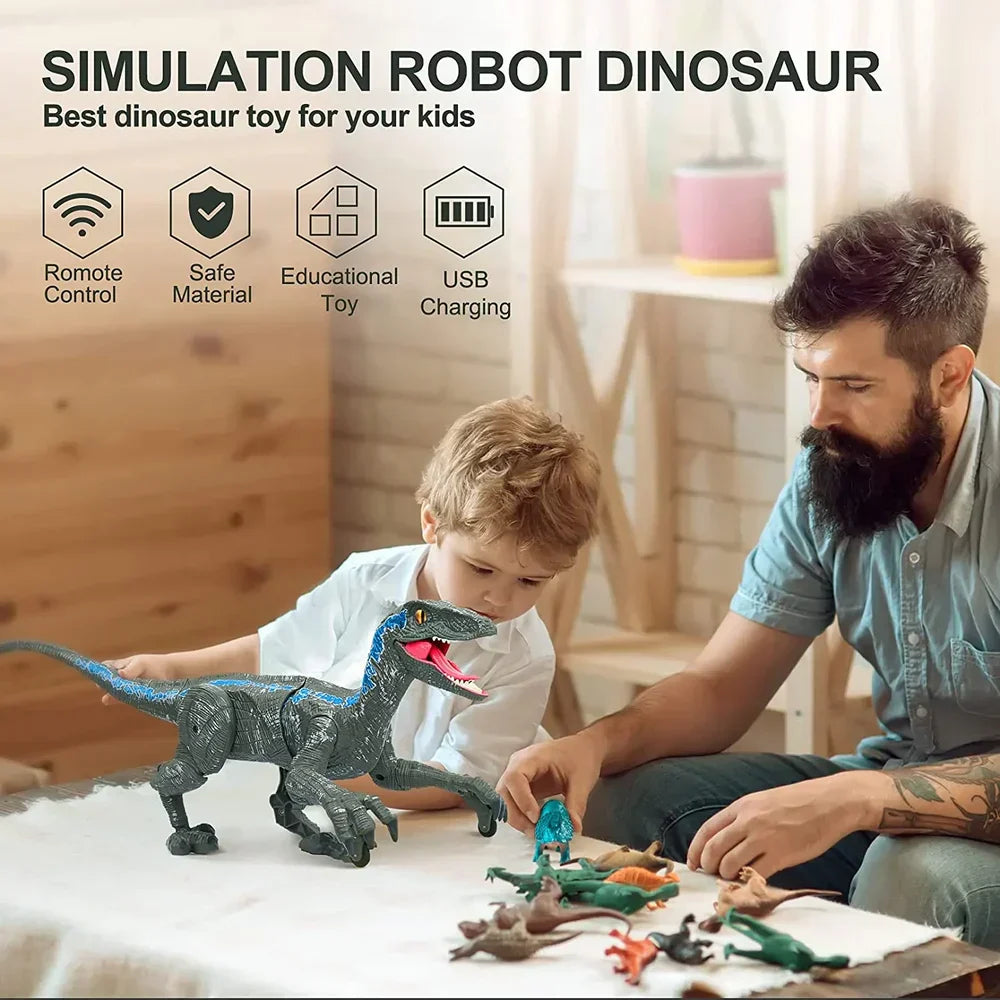 RC Velociraptor Dinosaur Toy
