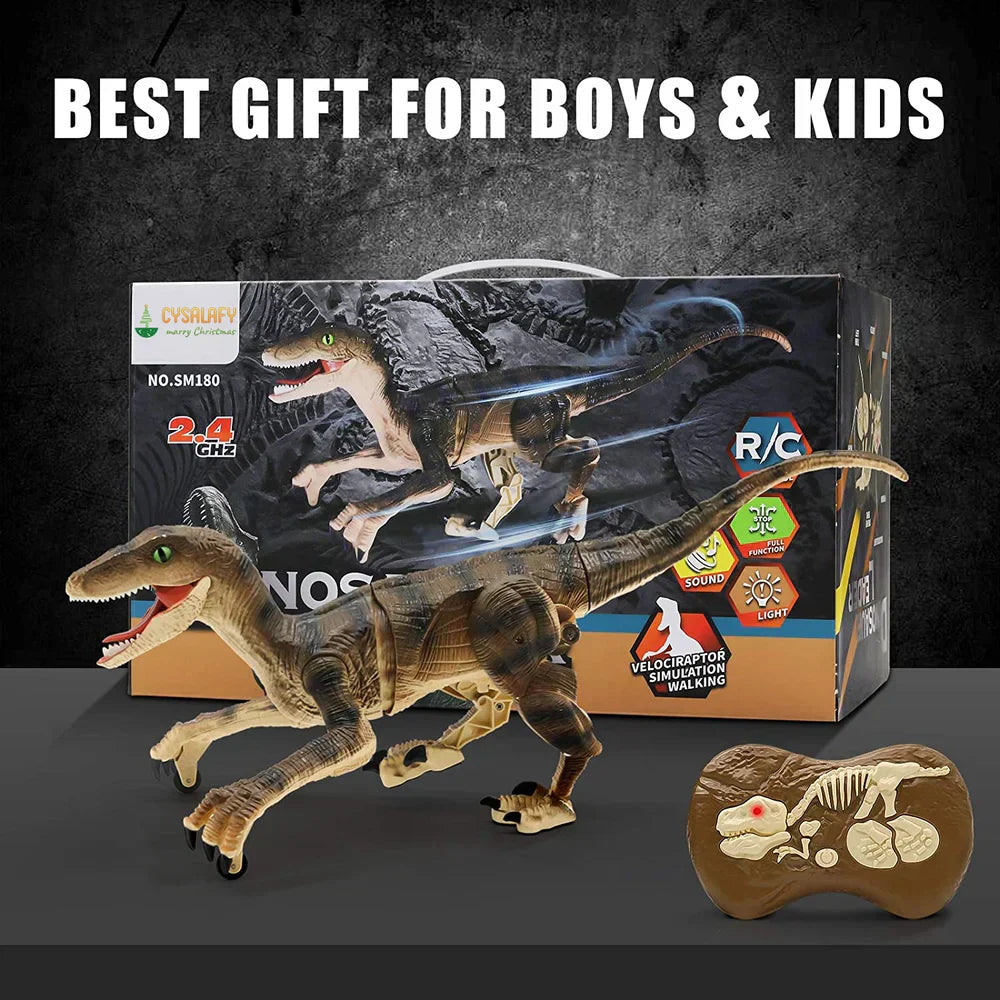 RC Velociraptor Dinosaur Toy