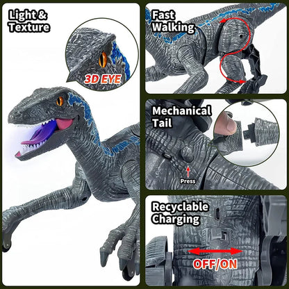RC Velociraptor Dinosaur Toy