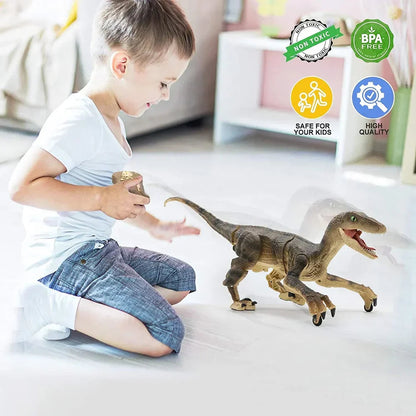 RC Velociraptor Dinosaur Toy