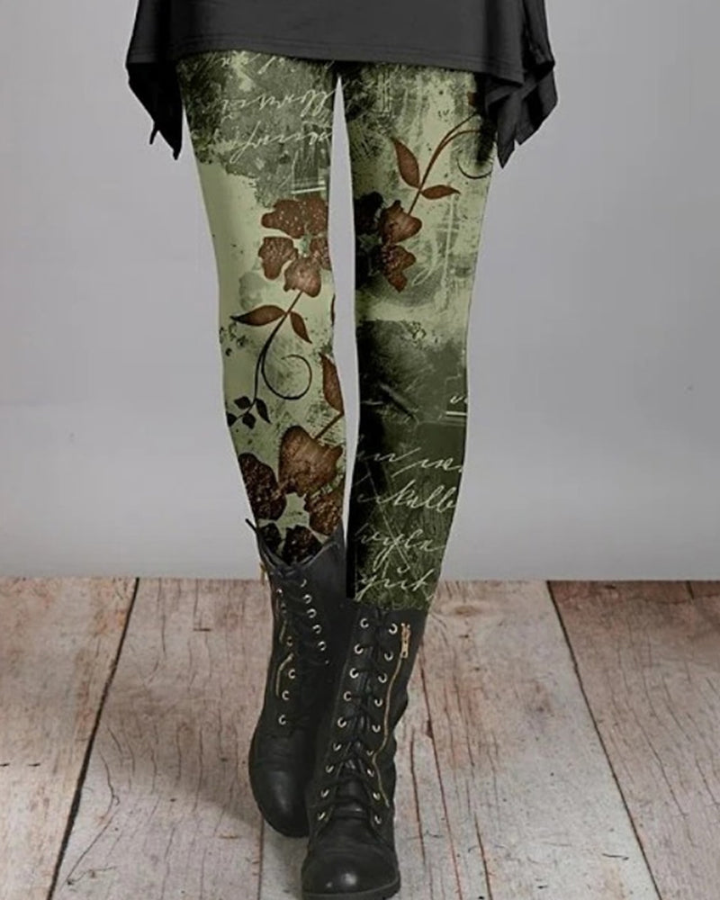 Bohemian Ethnic Print Leggings - Style Ziva