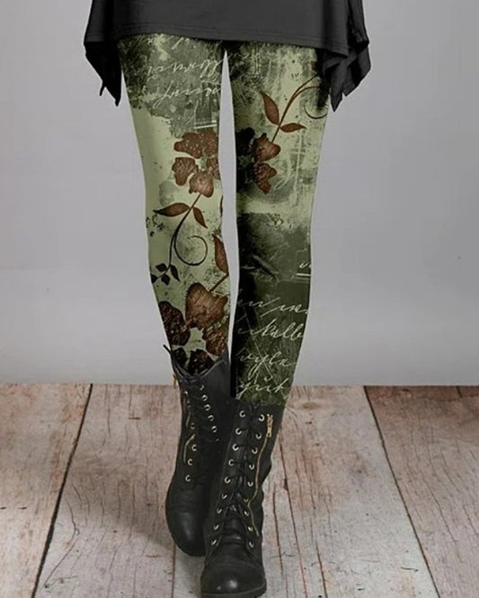 Bohemian Ethnic Print Leggings - Style Ziva