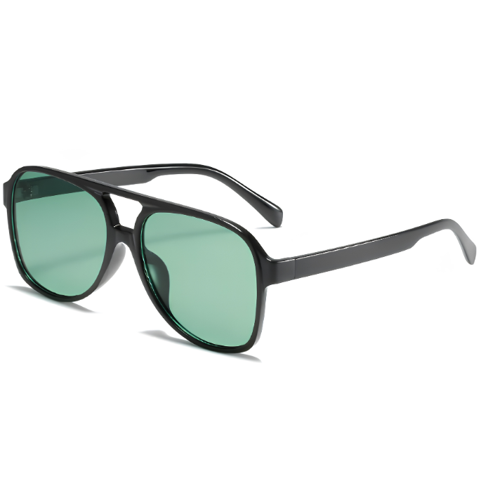 Retro Oversized Aviator Sunglasses - Amara