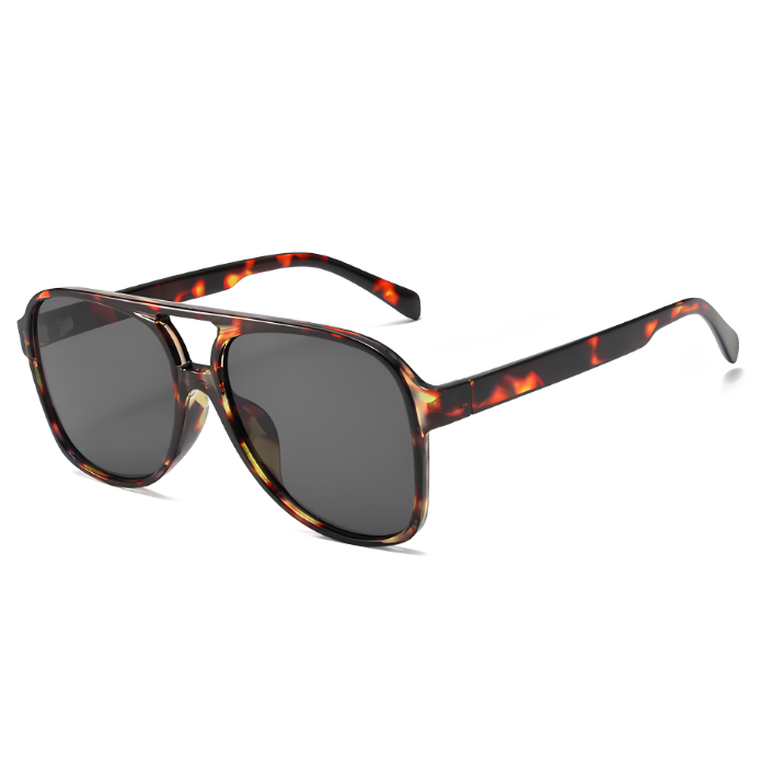 Retro Oversized Aviator Sunglasses - Amara