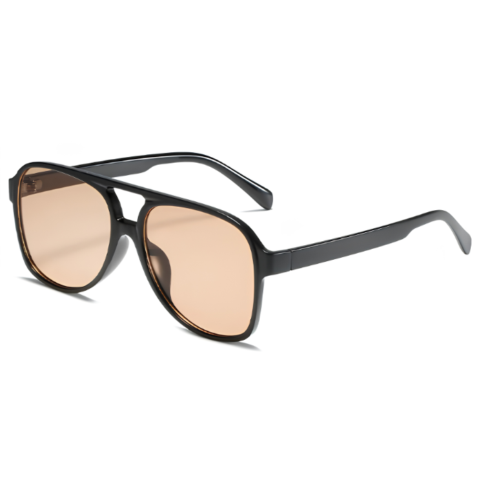 Retro Oversized Aviator Sunglasses - Amara