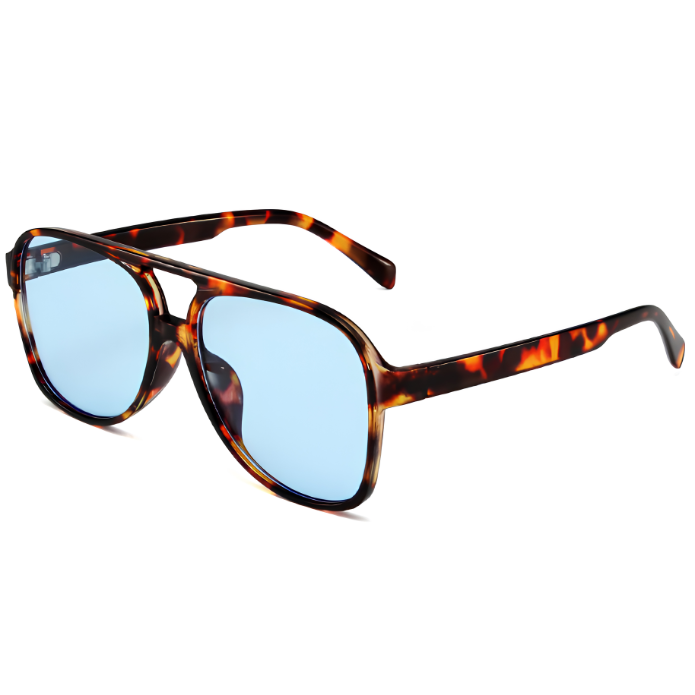Retro Oversized Aviator Sunglasses - Amara