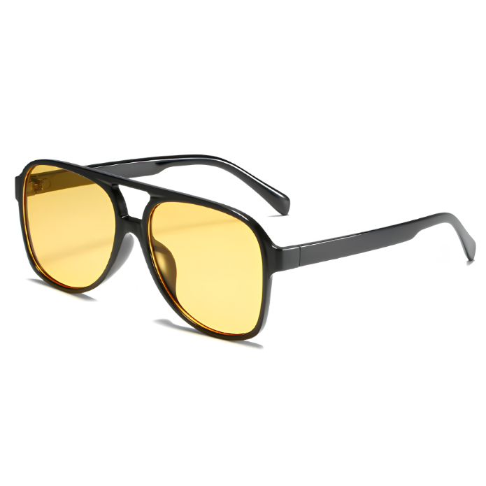 Retro Oversized Aviator Sunglasses - Amara