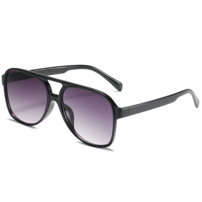 Retro Oversized Aviator Sunglasses - Amara