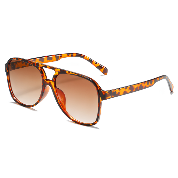 Retro Oversized Aviator Sunglasses - Amara