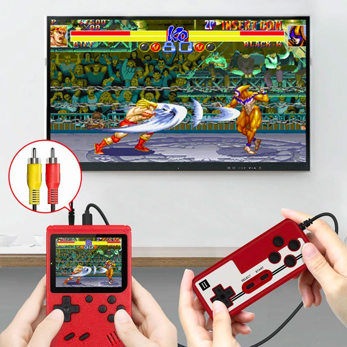 RetroMaster 400X - Game Console with 400 Classic Games & TV Connection