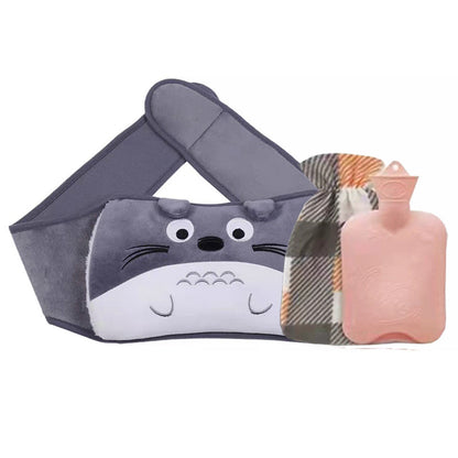 Plush Hot Water Bottle Belt for Comfort