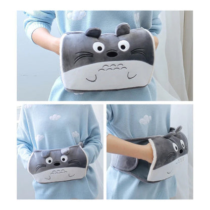 Plush Hot Water Bottle Belt for Comfort