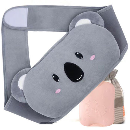 Plush Hot Water Bottle Belt for Comfort