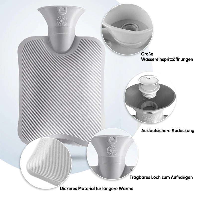 Plush Hot Water Bottle Belt for Comfort