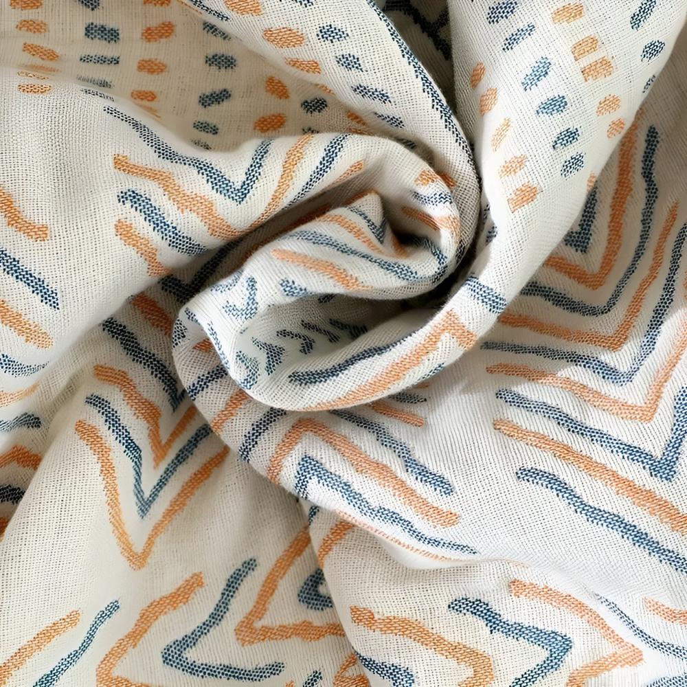 Cozy Reversible Cotton Throw Blanket