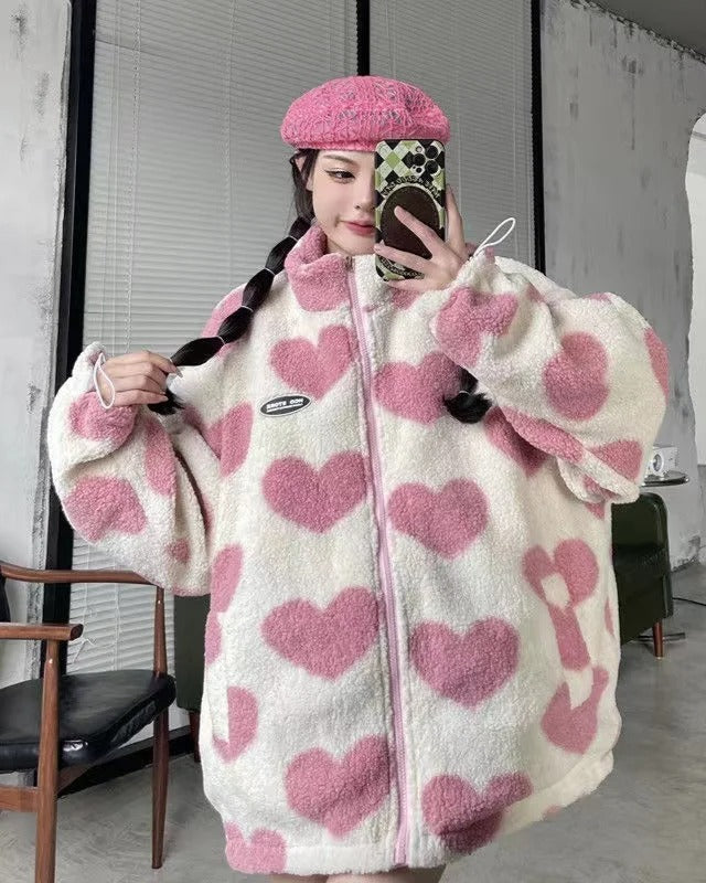 Reversible Chloé Heart Print Jacket