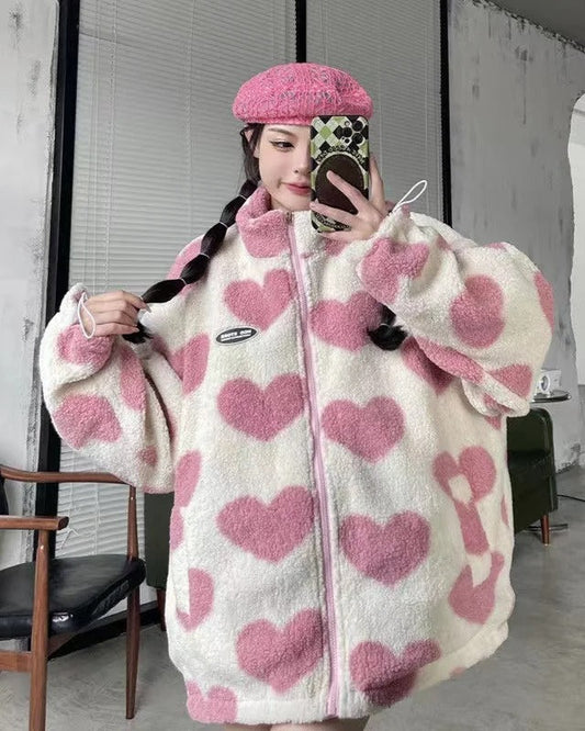 Reversible Chloé Heart Print Jacket