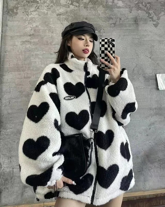 Reversible Chloé Heart Print Jacket