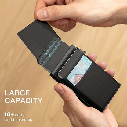RFID Blocking Card Holder – Automatic Distribution and Large Capacity for Safe Card Storage