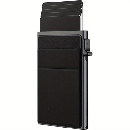RFID Blocking Card Holder – Automatic Distribution and Large Capacity for Safe Card Storage