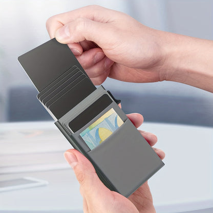 RFID Blocking Card Holder – Automatic Distribution and Large Capacity for Safe Card Storage