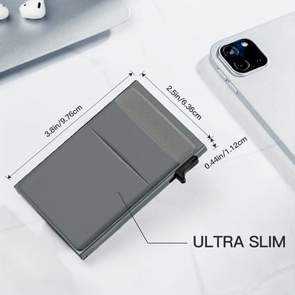 RFID Blocking Card Holder – Automatic Distribution and Large Capacity for Safe Card Storage