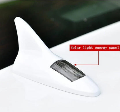 Solar Shark Fin LED Antenna – Flashing Safety Warning Light for Any Vehicle