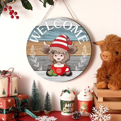 50% Off Limited Time 35Pcs Interchangeable Highland Cow Welcome Sign