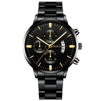 Round Dial Watch with Adjustable Bracelet