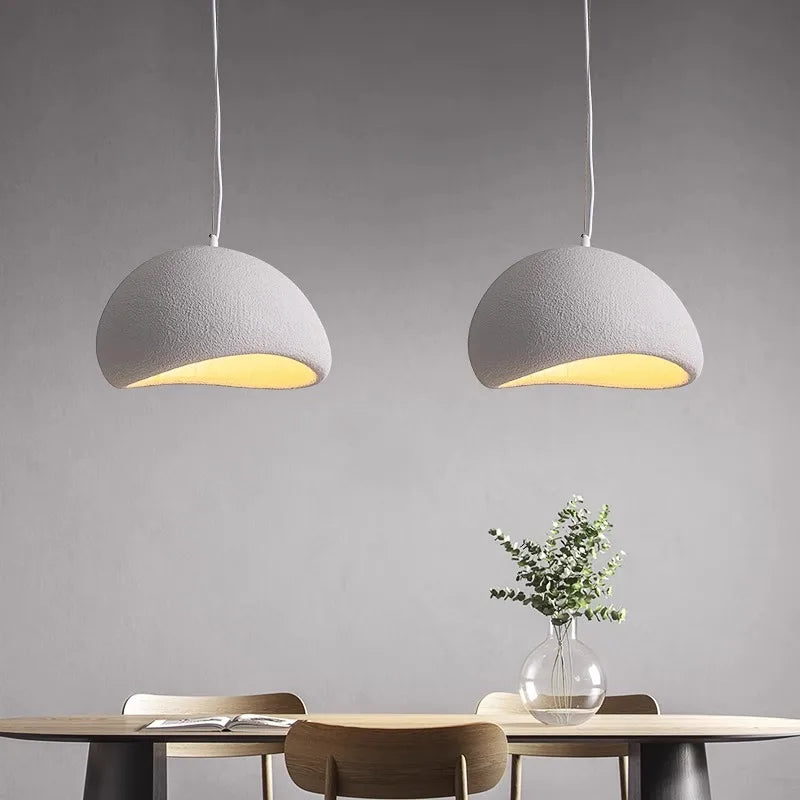 Elegant Pendant Lamp for Dining Room in Japandi Style