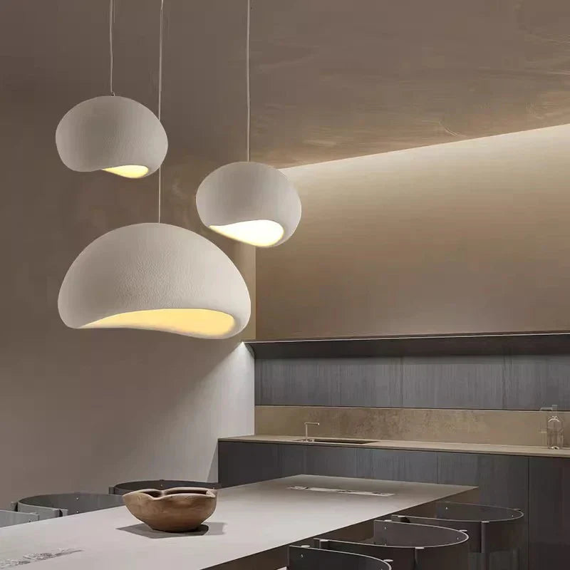 Elegant Pendant Lamp for Dining Room in Japandi Style