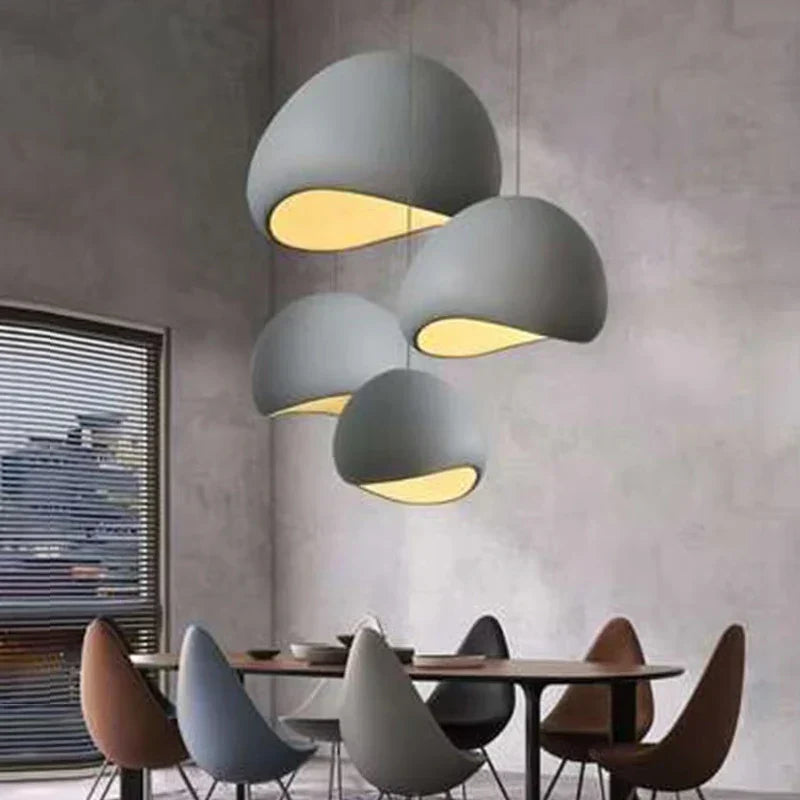 Elegant Pendant Lamp for Dining Room in Japandi Style