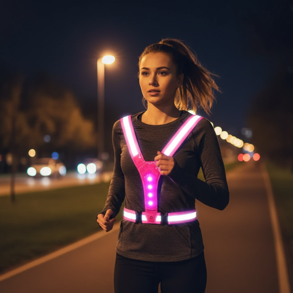 RUNSPARK – LED Safety Vest for Night Activities