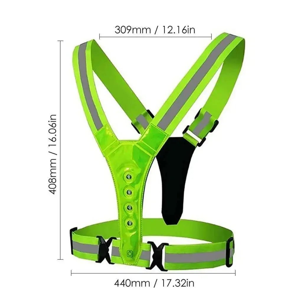 RUNSPARK – LED Safety Vest for Night Activities