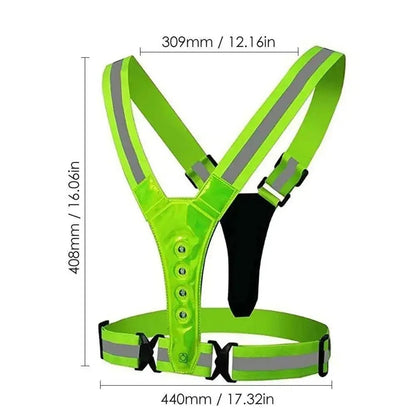 RUNSPARK – LED Safety Vest for Night Activities